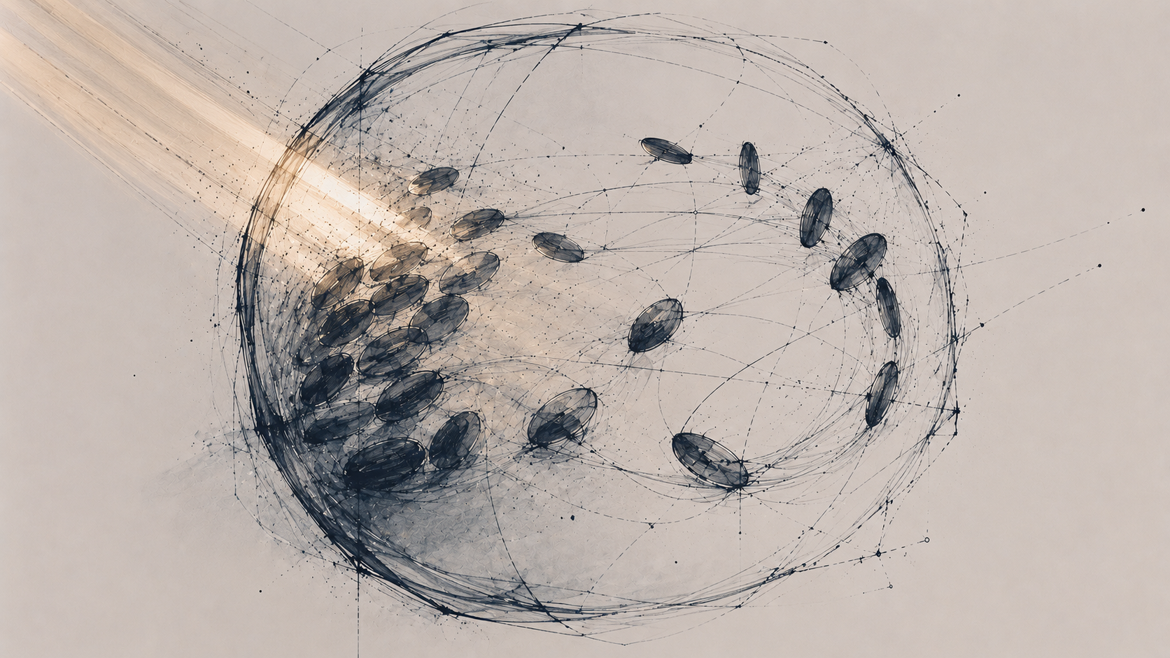 La danza matemática dentro de una hoja